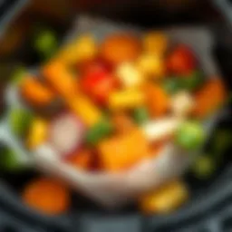 Delicious airfryer vegetable medley