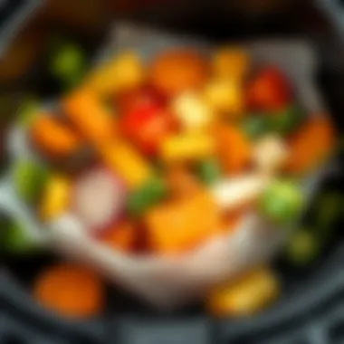 Delicious airfryer vegetable medley