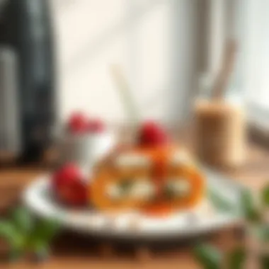 Wholesome airfryer dessert creation