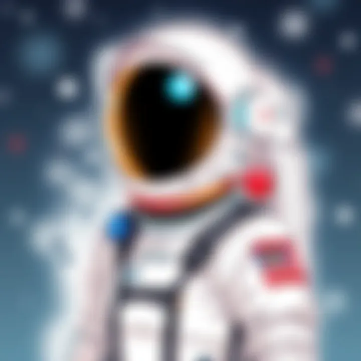 Design sketch for astronaut costume