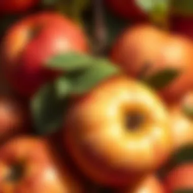 Ripe Autumn Apples Close-up of ripe apples ready for picking