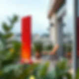 Elegant balcony heating design showcasing a modern aesthetic