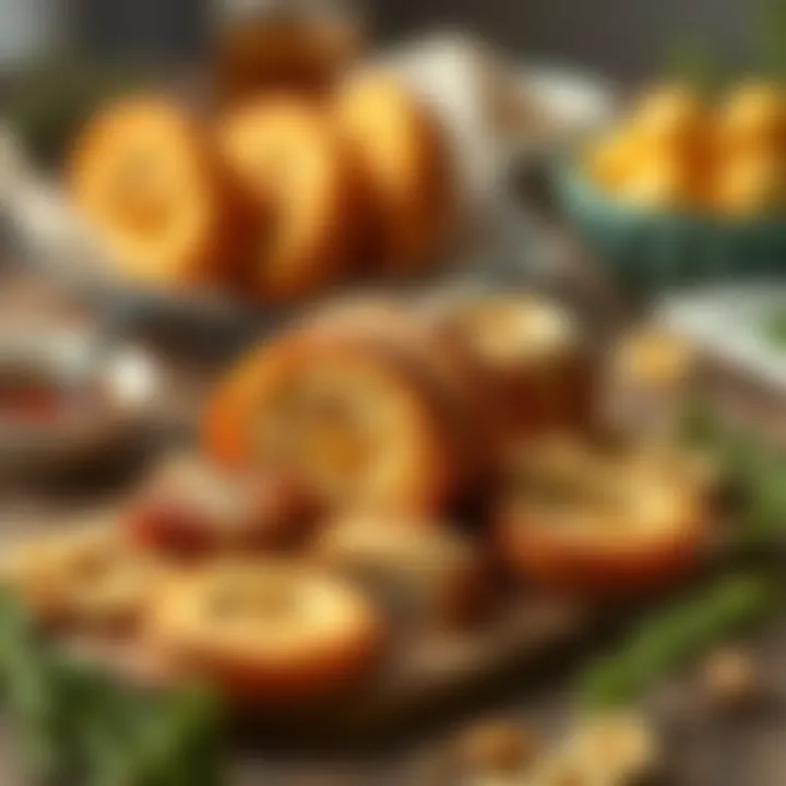 Traditional sweets and treats prepared for celebration