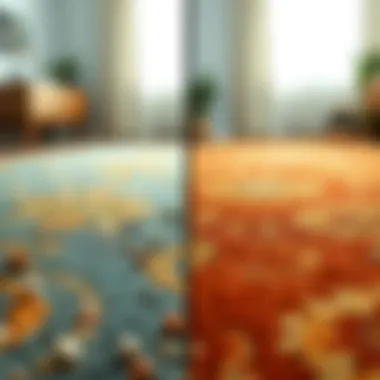 Transforming Rusty Carpets: A Visual Guide Before and after carpet cleaning demonstration