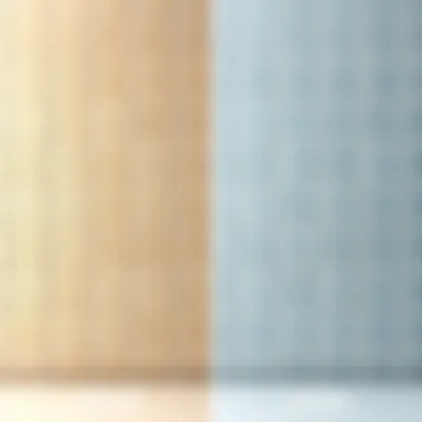 Transforming Tile Surfaces Before and after comparison of tiled wall cleanliness