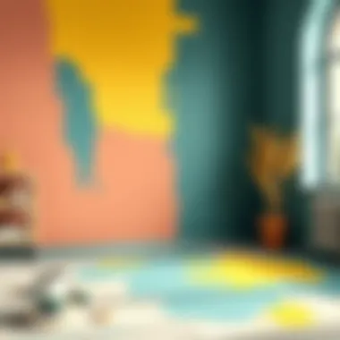 Techniques for applying paint on walls