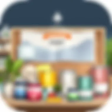 Display of eco-friendly paint options