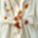 White clothing stained with mold