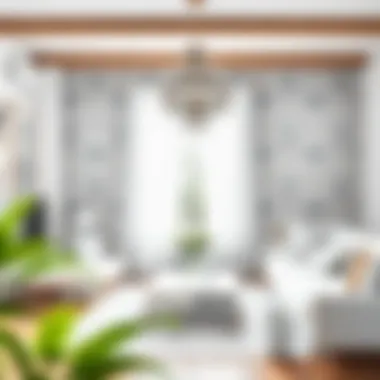 Visualization of psychological effects of the color white in different settings