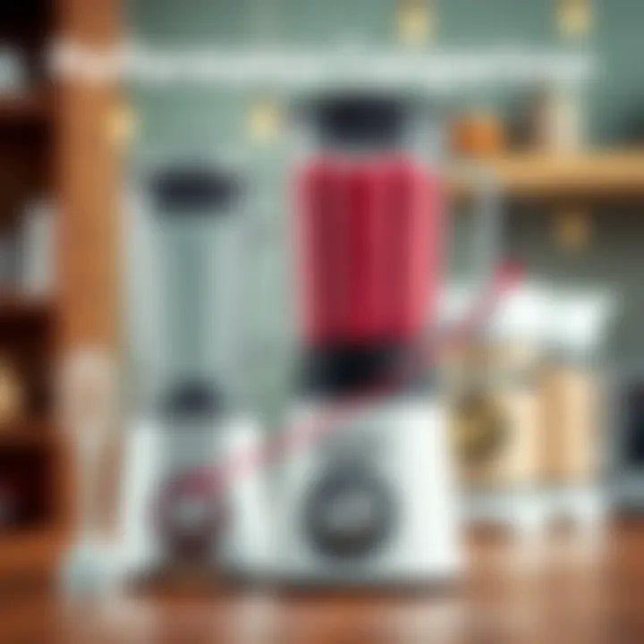 Graph depicting performance comparison of blenders based on wattage