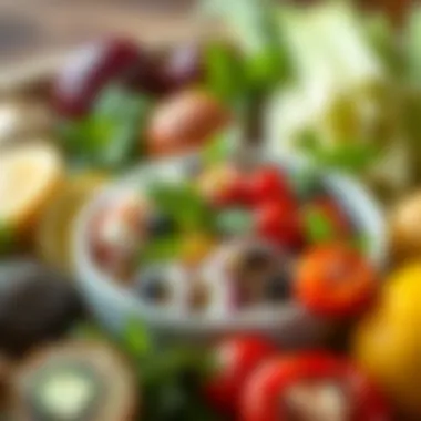 A close-up of fresh ingredients, emphasizing the quality and variety for bowl recipes