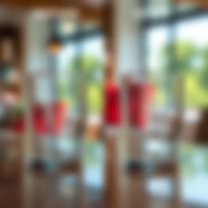 Before and after glass cleaning comparison