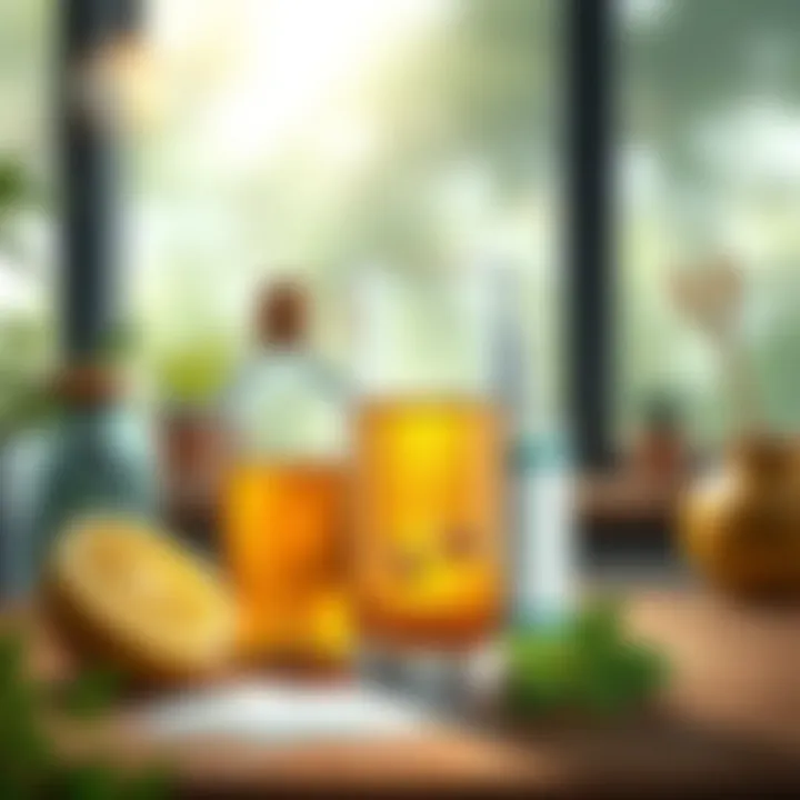 Natural cleaning solutions for glass maintenance