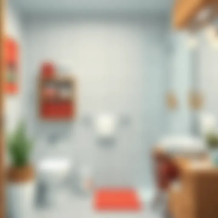 Functional bathroom storage solutions