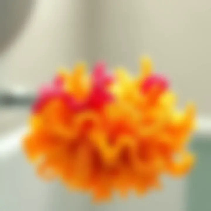 Vibrant Color Combinations in Bath Loofah Designs Vibrant color combinations in bath loofah designs
