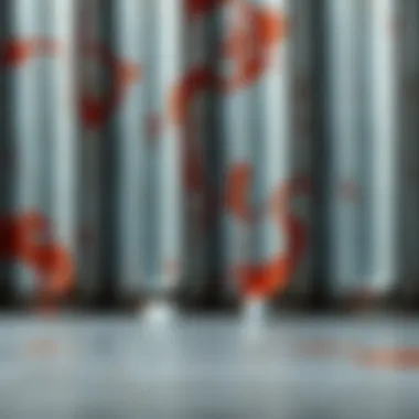 Clean metal surface after paint removal