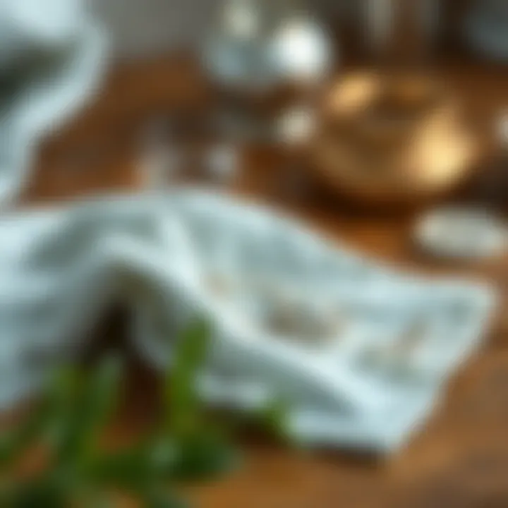 Cleaning silver jewelry with a soft cloth