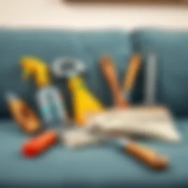 Couch cleaning tools