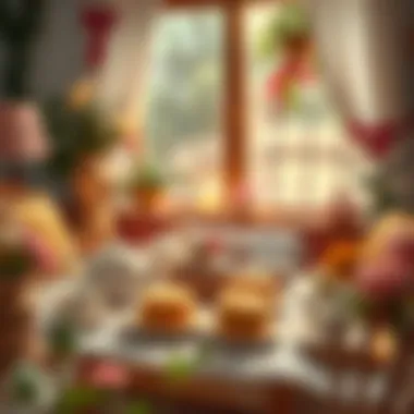 Inviting setting for a cozy tea gathering