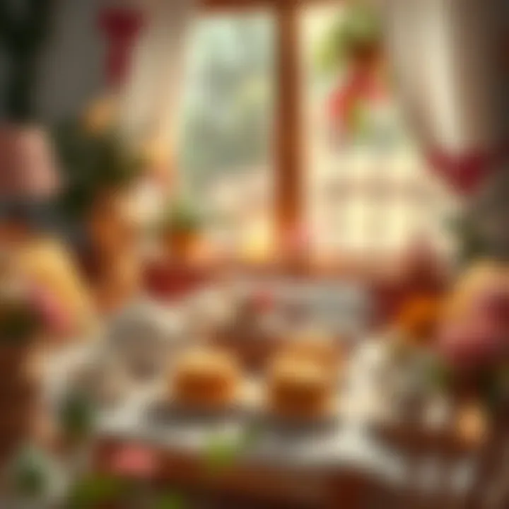 Inviting setting for a cozy tea gathering