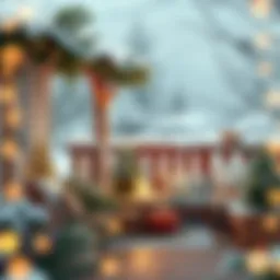 Cozy winter garden with plush seating and greenery