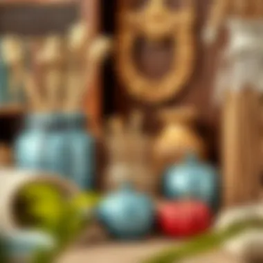 Crafting tips for combining different decorative materials effectively