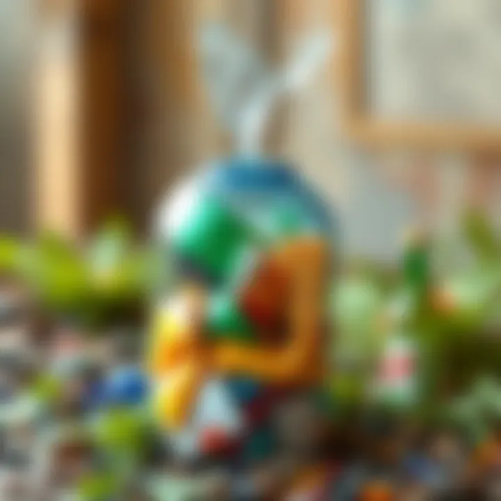 Creative reuse of plastic materials