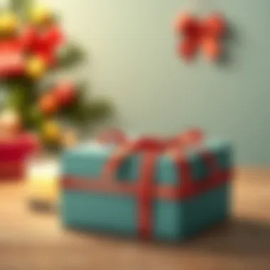 Personalized touches in an engagement gift box