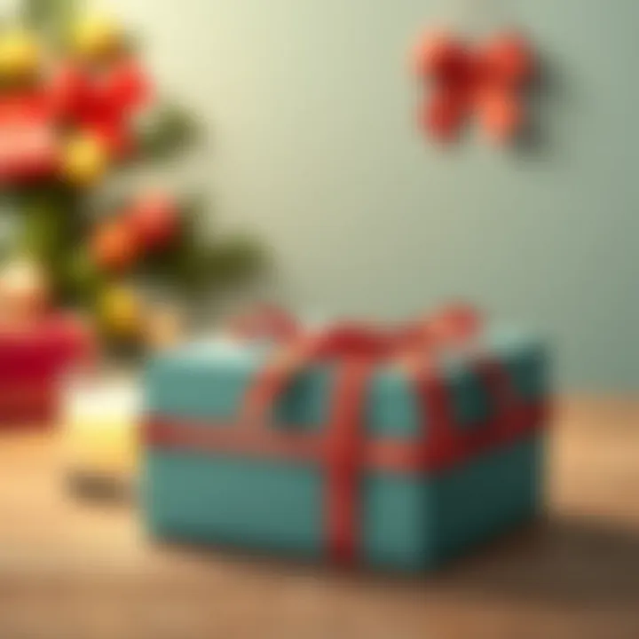 Personalized touches in an engagement gift box