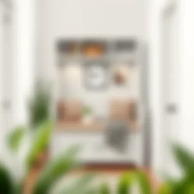 Functional portmanteau incorporating seating in a compact hallway