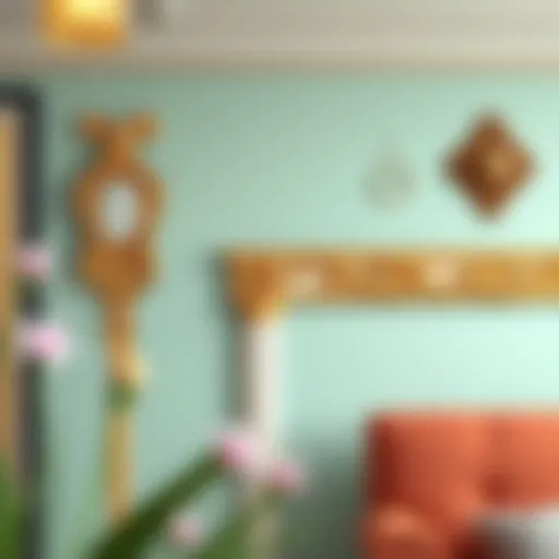 Elegant decorative wall trim enhancing interior aesthetics