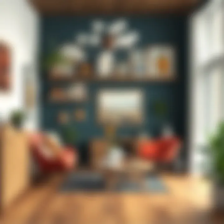 Visual representation of diverse decoration styles