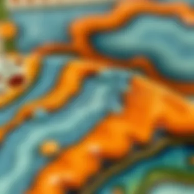 Ceramic Glazing Techniques A close-up view of ceramic glazing techniques revealing texture and color