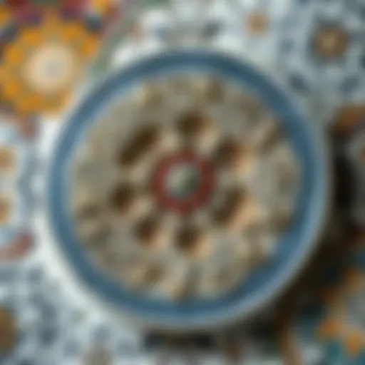 Intricate Decorative Patterns Intricate decorative ceramic patterns showcasing traditional craftsmanship