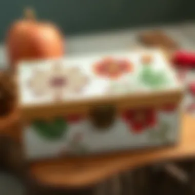 Beautiful Decoupage on Wood Decorative decoupage art on a wooden box