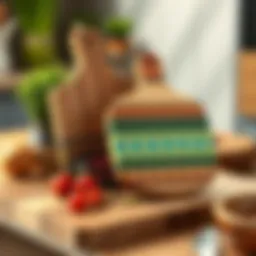 Creative designs using cutting boards in various DIY projects