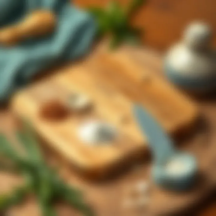 Essential Materials for Cutting Board Creation Materials used to create a unique cutting board