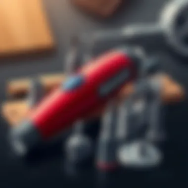 Dremel tool with various attachments