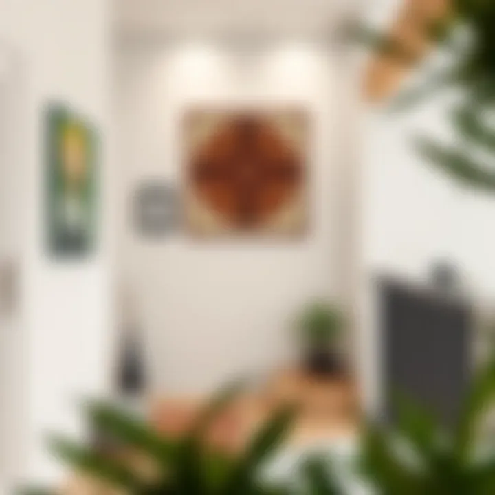 Creative wall art ideas for staircase area