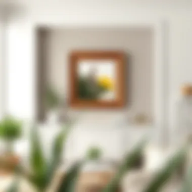 Contemporary frame installations enhancing modern interior design