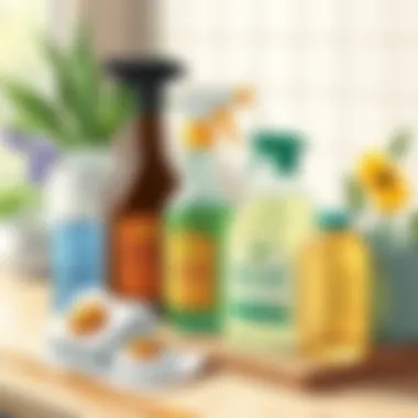 Eco-Friendly Cleaning Solutions Eco-friendly cleaning solutions displayed