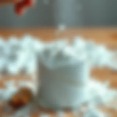 Effective use of powder for cleaning