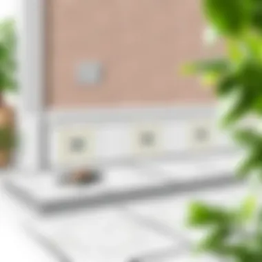 Skirting Tiles Installation Elegant installation of skirting tiles enhancing interior design