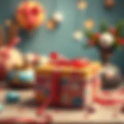 Creative gift box arrangement for a special occasion