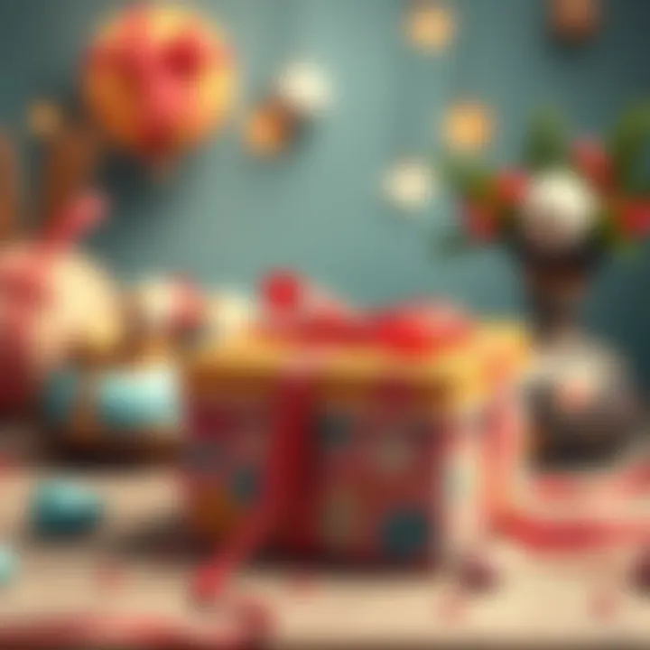 Creative gift box arrangement for a special occasion