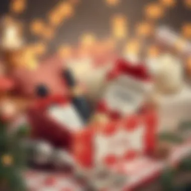 Personalized items included in a gift box