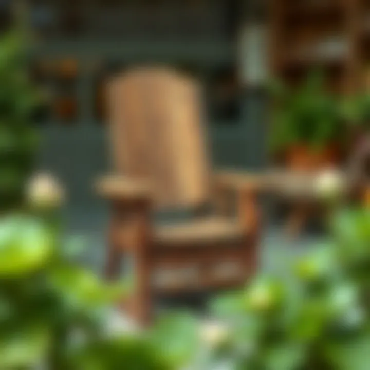 A vintage wooden armchair with a rich patina, reflecting its history