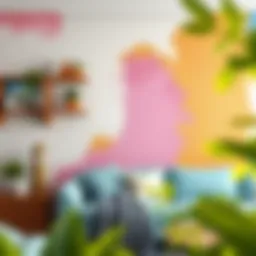 Colorful wall transformation