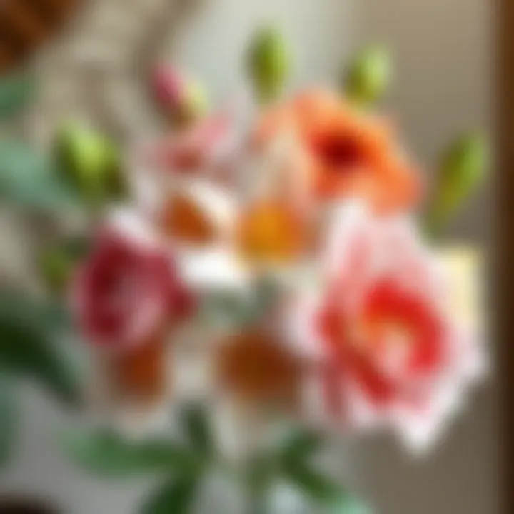 Aesthetic appeal of different flower types in home decor