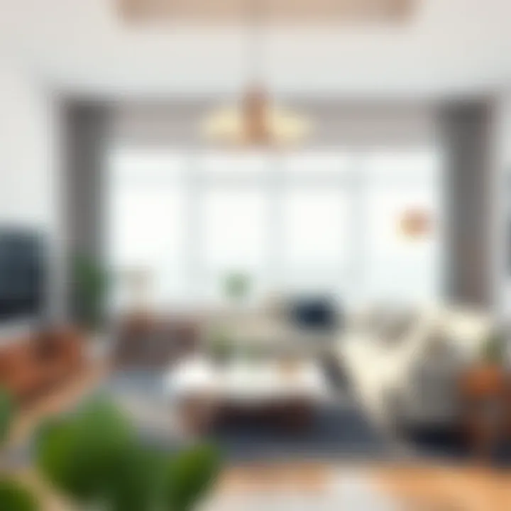 Elegant Living Room Design Stylish living room setup with modern furniture